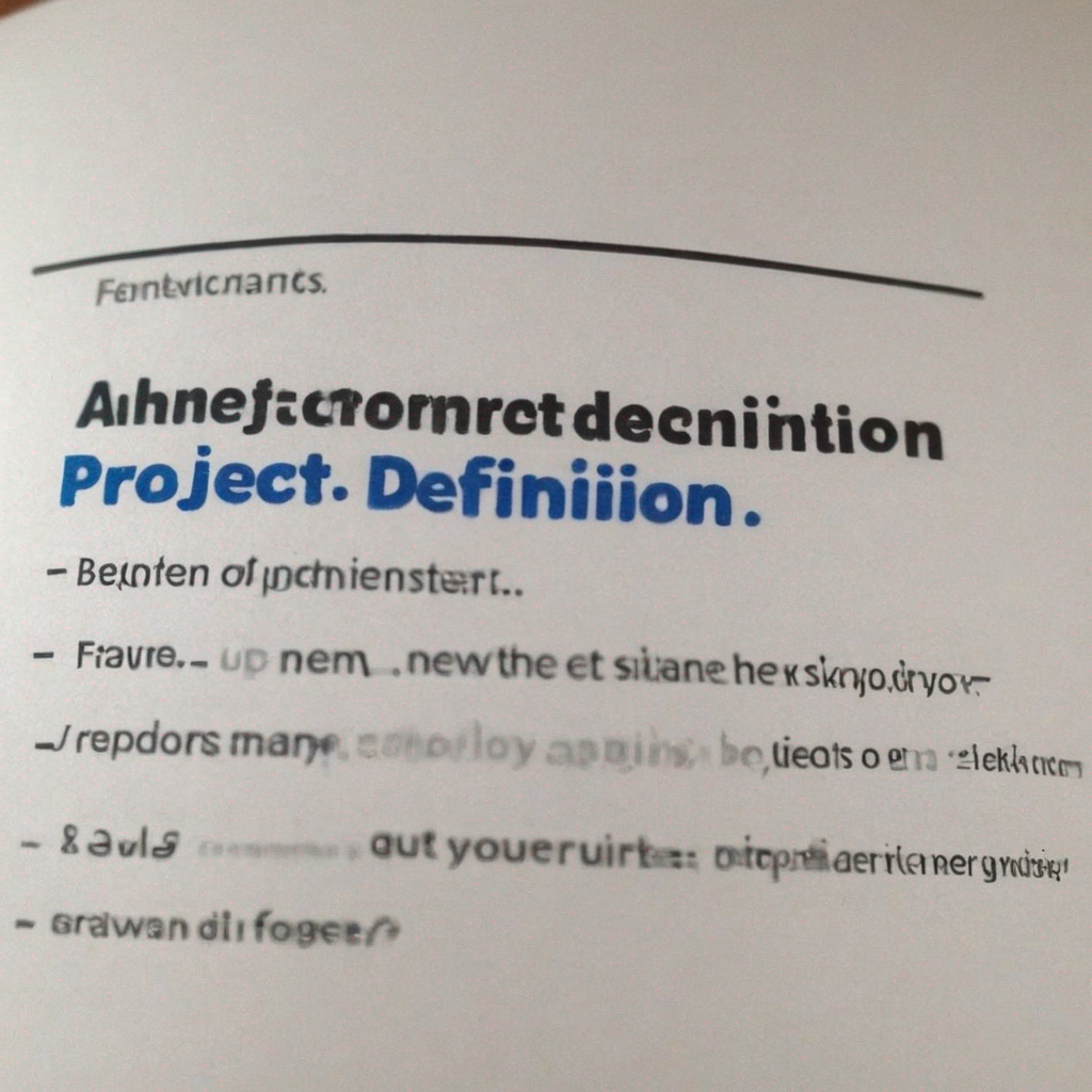 Projektdefinition