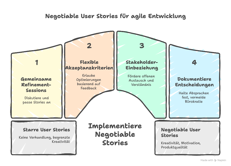 INVEST Kriterien - N wie Negotiable