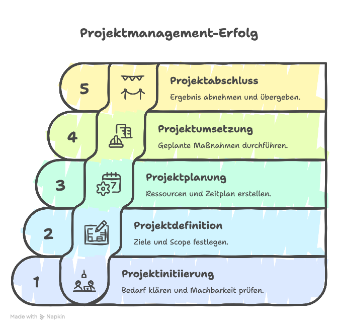 Projektarten & Projektphasen im Überblick