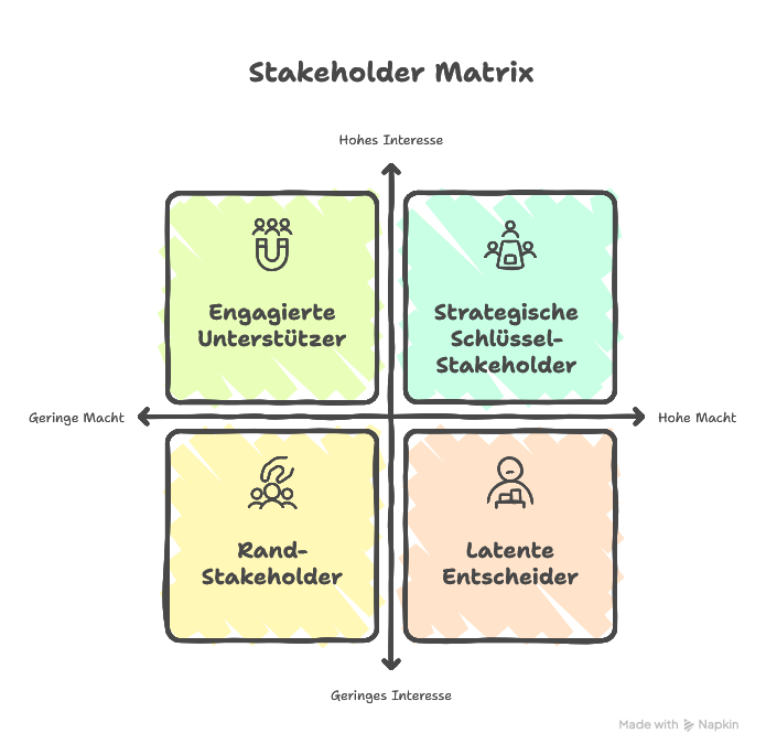 Stakeholder Matrix – Erklärung & Aufbau
