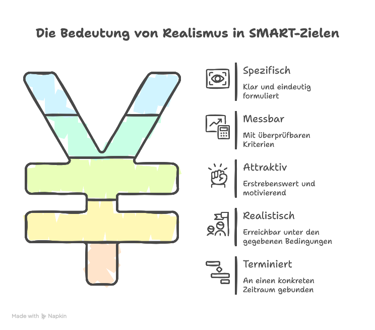 SMART Methode erklärt: R wie Realistisch