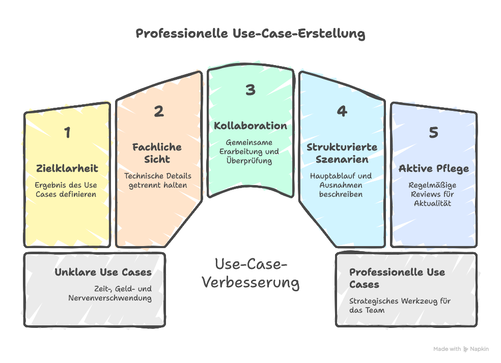 Häufige Fehler bei Use Cases