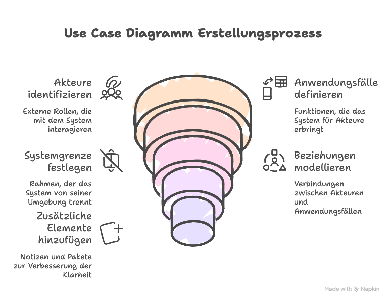 Elemente eines Use Case Diagramms