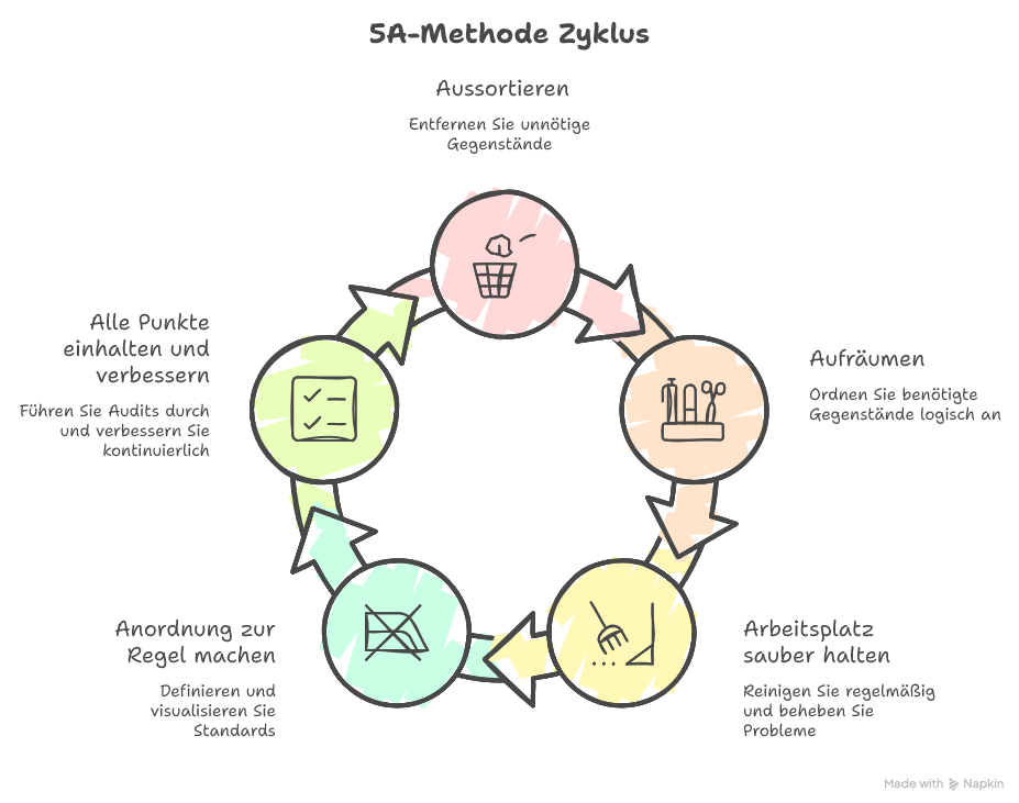 Einsatzbereiche der 5A-Methode