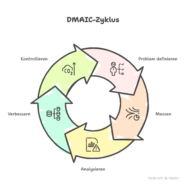 Der DMAIC-Zyklus einfach erklärt