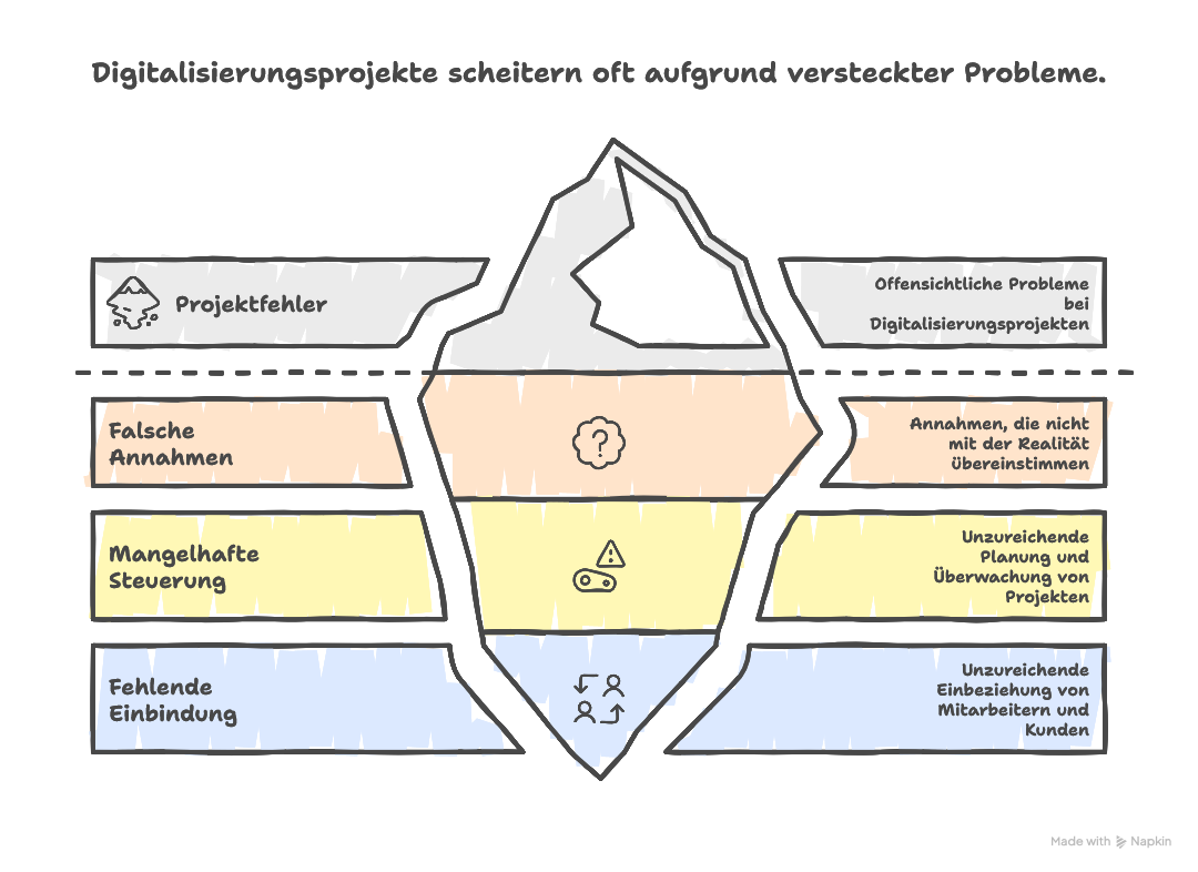 Typische Fehler bei der Digitalisierung