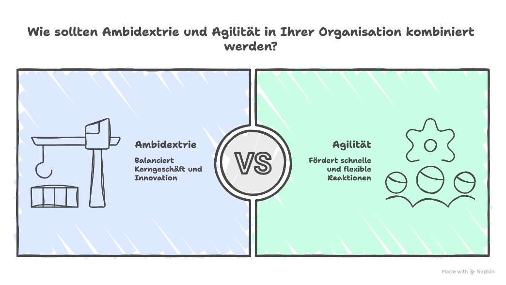 Ambidextrie vs. Agilität