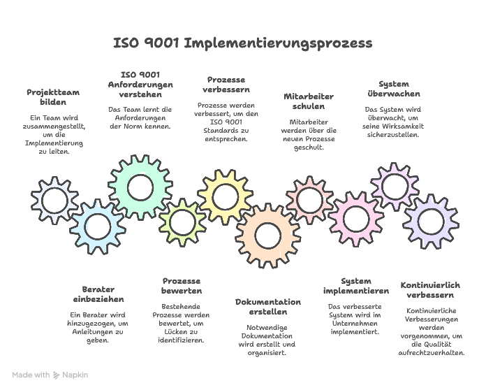 Stolperfallen bei der Einführung von ISO 9001