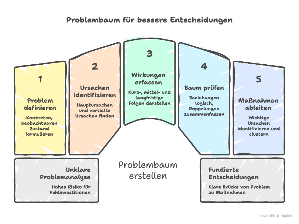 Nutzen des Problembaums für Problemanalysen