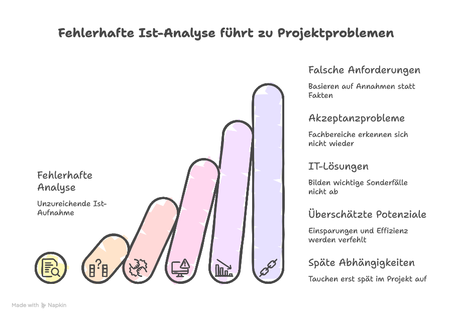 Typische Fehler bei der Ist-Analyse