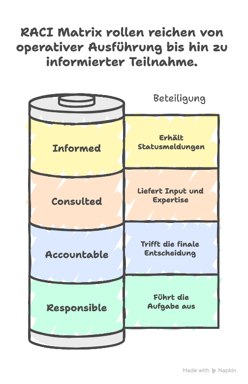 RACI Matrix – Definition, Bedeutung & Zweck