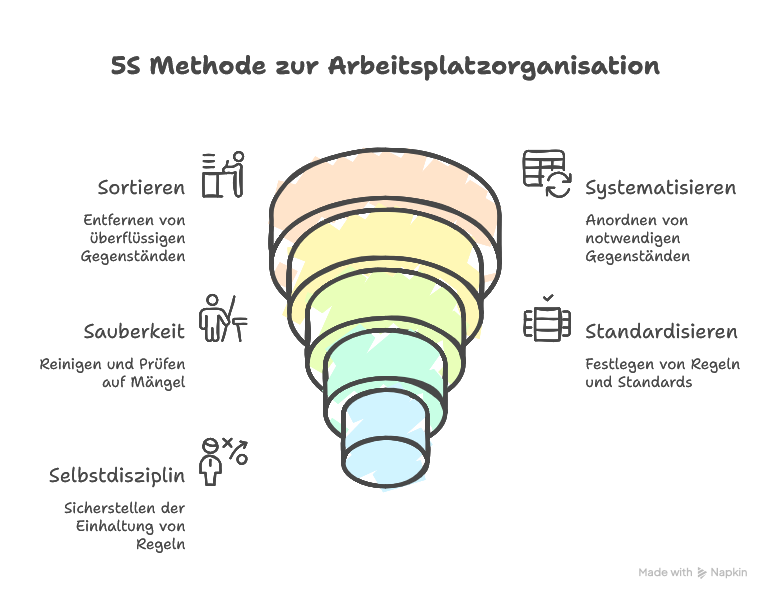 5S Methode vs. klassisches Aufräumen