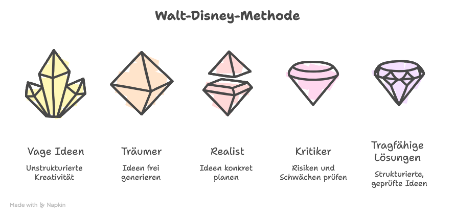 Walt Disney Methode: Kreativität & Nutzen