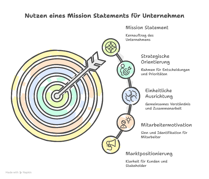Nutzen eines Mission Statements für Unternehmen