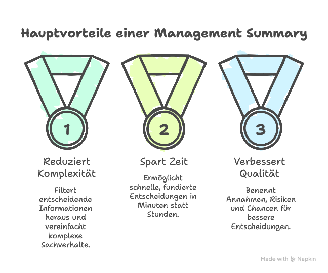 Nutzen einer Management Summary für Entscheider