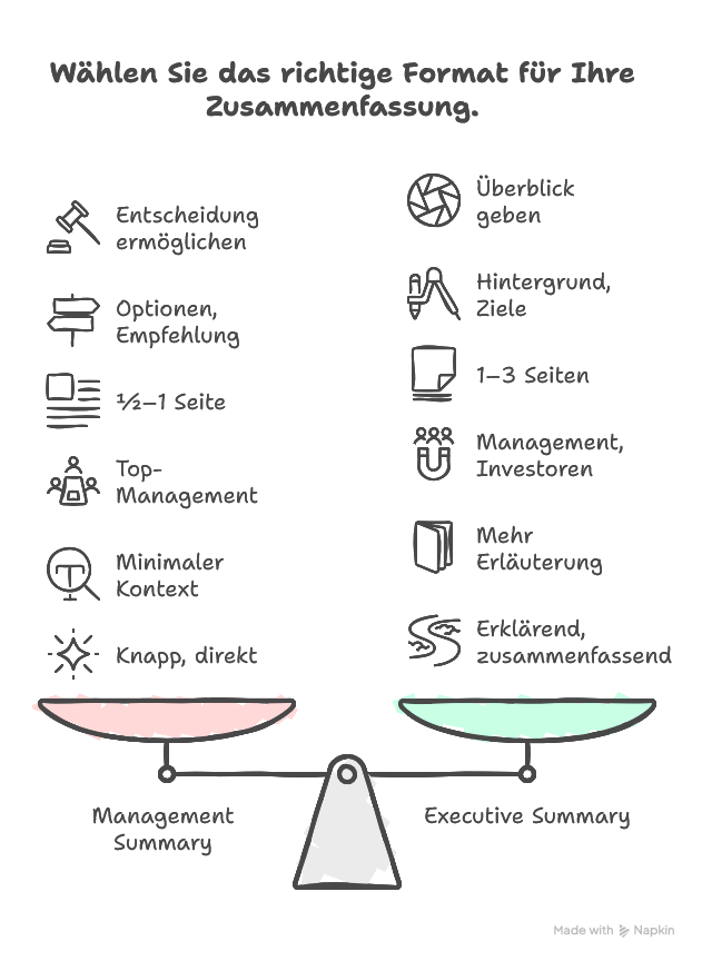 Management Summary vs. Executive Summary