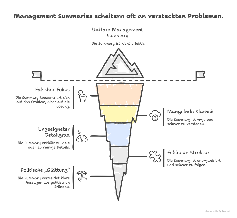 Typische Fehler bei der Management Summary