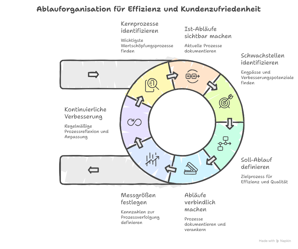 Vorteile einer guten Ablauforganisation