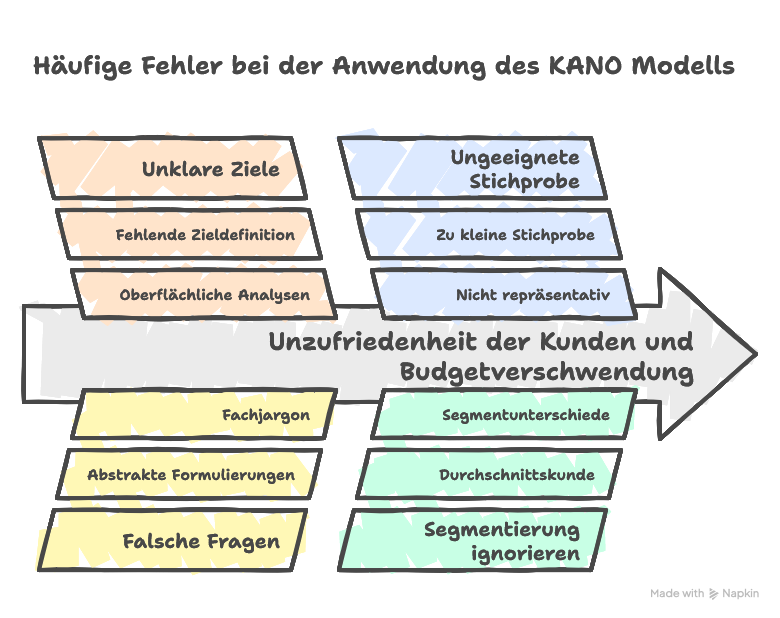 Typische Fehler beim KANO Modell