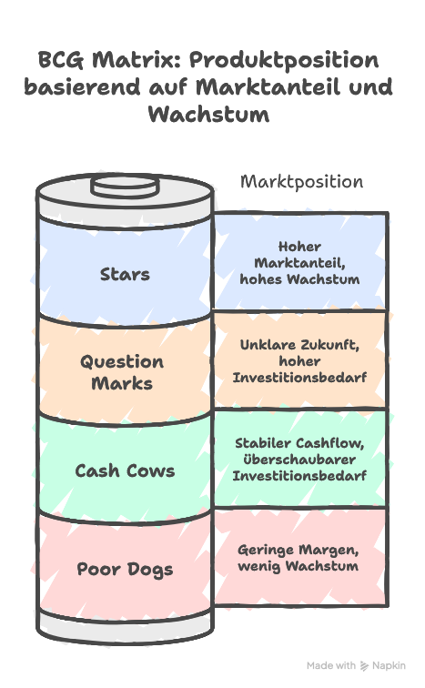 Nutzen der BCG Matrix im Portfolio-Management