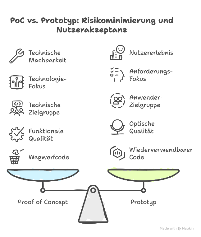 Proof of Concept vs. Prototyp
