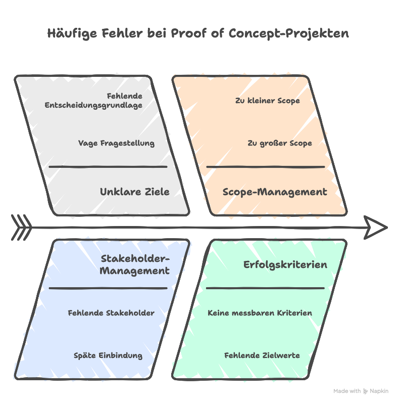 Typische Fehler beim Proof of Concept