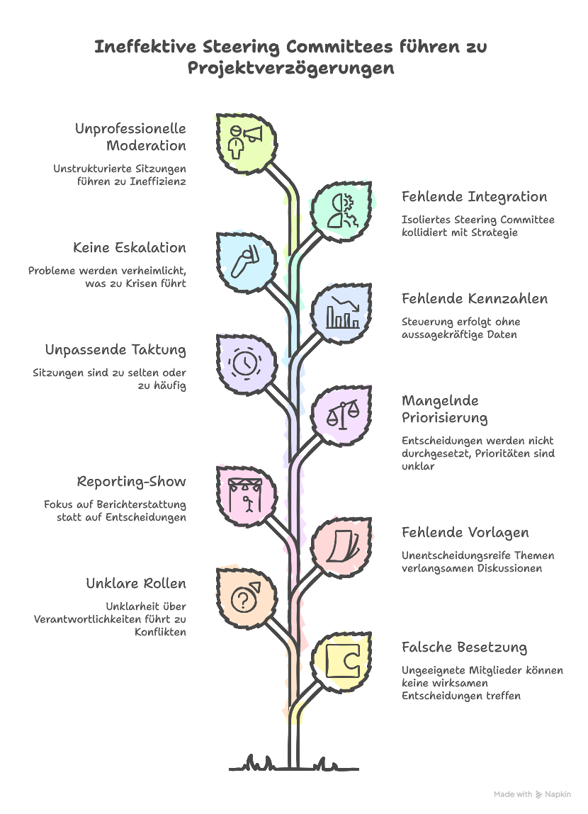 Typische Fehler im Steering Committee