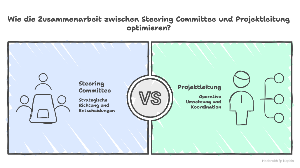Steering Committee vs. Projektleitung