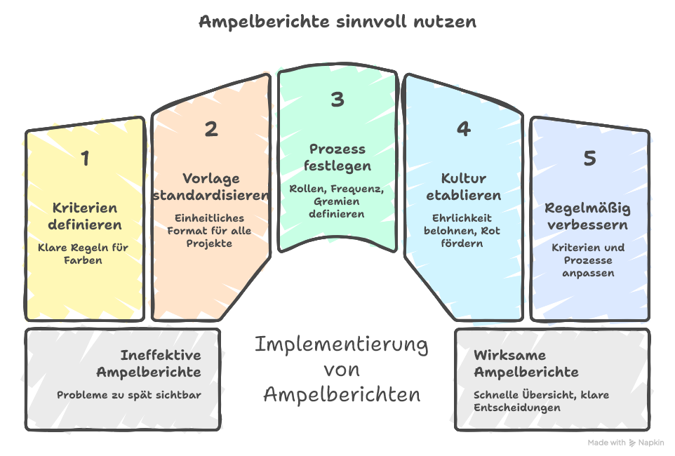 Ampelberichte sinnvoll nutzen