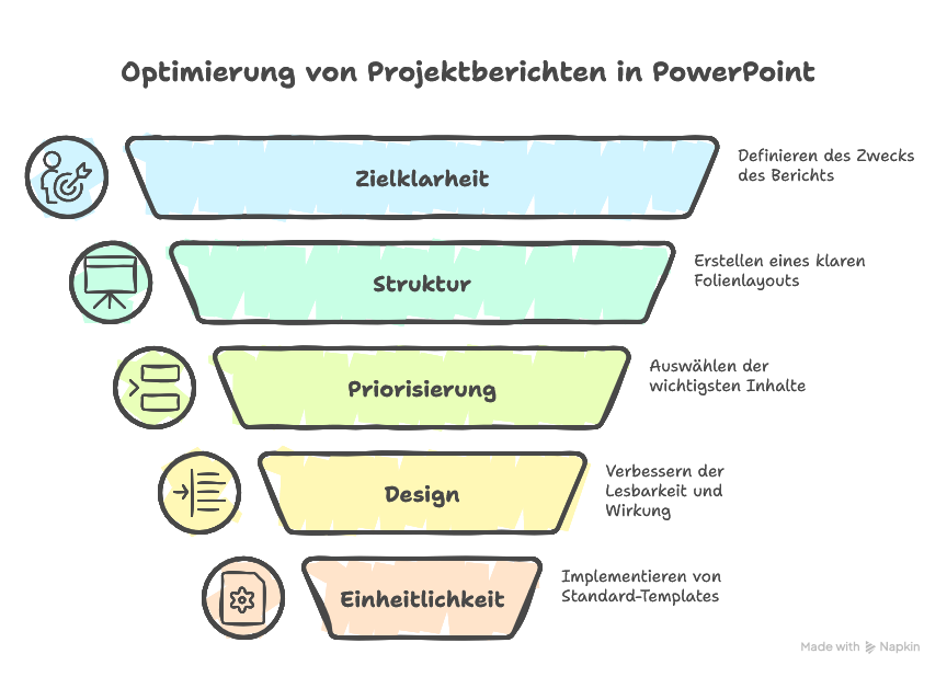 PowerPoint für Projektberichte optimieren