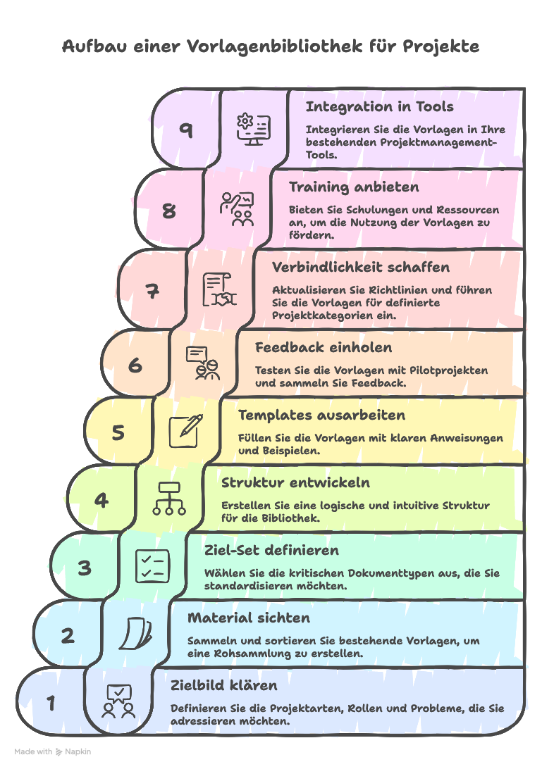 Vorlagenbibliotheken für Projekte aufbauen