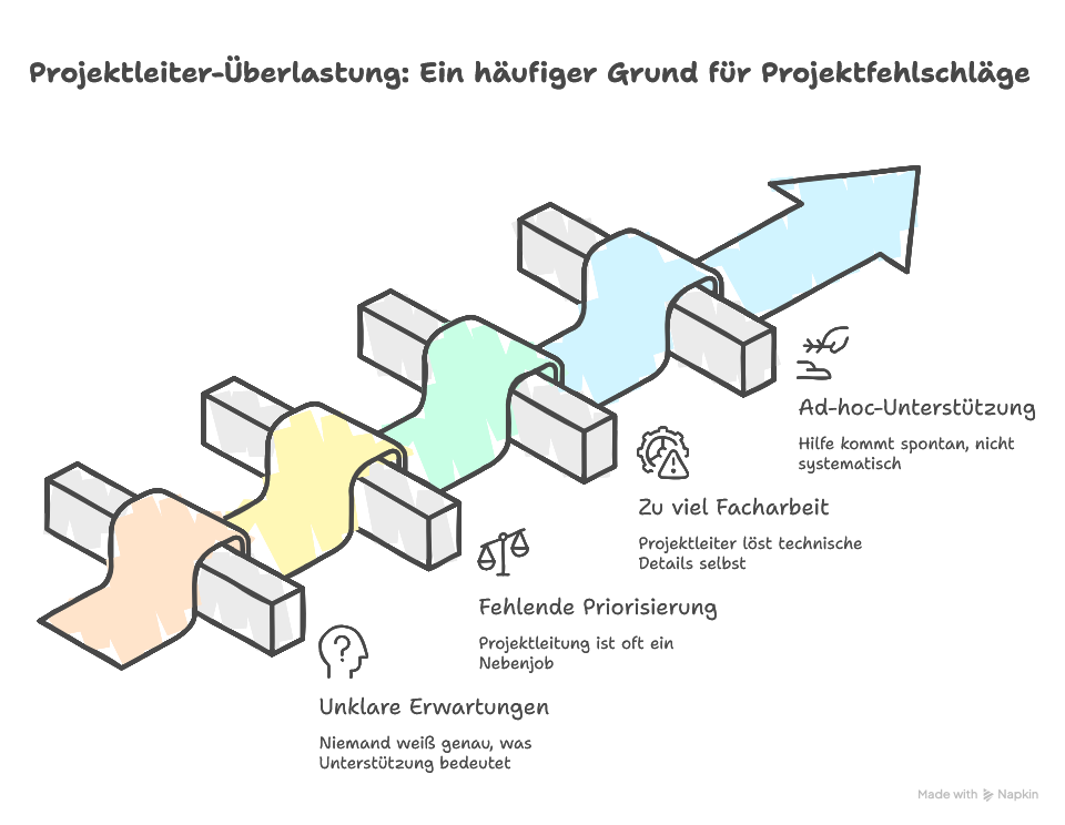 Unterstützung des Projektleiters effizient gestalten