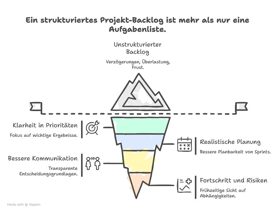 Projekt-Backlog strukturieren