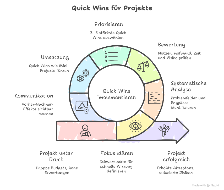Quick Wins im Projekt identifizieren