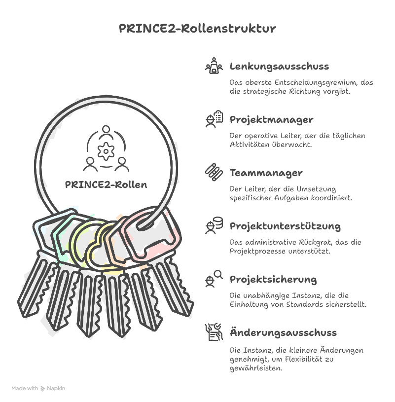 Rollen & Verantwortlichkeiten in PRINCE2