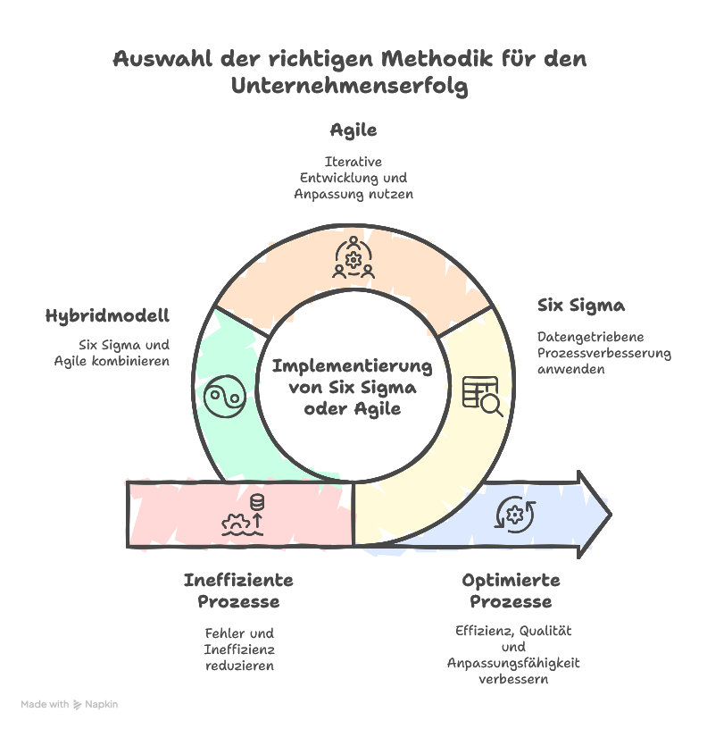Six Sigma vs. Agile – unterschiedliche Ansätze